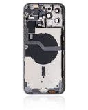 Replacement Back Housing W/ Small Parts Compatible with Apple iPhone 12 Pro Max (US Version) (Used OEM Pull: Grade A) (Silver)