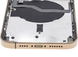 Replacement Back Housing W/ Small Parts Compatible with Apple iPhone 12 Pro Max (US Version) (Used OEM Pull: Grade B) (Gold)