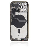 Replacement Back Housing W/ Small Parts Compatible with Apple iPhone 12 Pro Max (US Version) (Used OEM Pull: Grade A) (Gold)