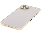 Replacement Back Housing W/ Small Parts Compatible with Apple iPhone 12 Pro Max (US Version) (Used OEM Pull: Grade A) (Gold)