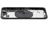 Replacement Back Housing W/ Small Components Pre-Installed Compatible with Apple iPhone SE (2020) (Used OEM Pull: Grade A) (Black)