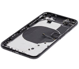 Replacement Back Housing W/ Small Components Pre-Installed Compatible with Apple iPhone SE (2020) (Used OEM Pull: Grade C) (Black)