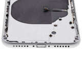 Replacement Back Housing W/ Small Components Pre-Installed Compatible with Apple iPhone SE (2020) (Used OEM Pull: Grade B) (White)