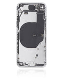 Replacement Back Housing W/ Small Components Pre-Installed Compatible with Apple iPhone SE (2020) (Used OEM Pull: Grade B) (White)