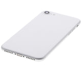 Replacement Back Housing W/ Small Components Pre-Installed Compatible with Apple iPhone SE (2020) (Used OEM Pull: Grade A) (White)