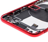 Replacement Back Housing W/ Small Components Pre-Installed Compatible with Apple iPhone SE (2020) (Used OEM Pull: Grade C) (Red)