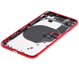 Replacement Back Housing W/ Small Components Pre-Installed Compatible with Apple iPhone SE (2020) (Used OEM Pull: Grade A) (Red)