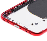 Replacement Back Housing W/ Small Components Pre-Installed Compatible with Apple iPhone SE (2020) (Used OEM Pull: Grade B) (Red)