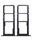 Replacement Dual Sim Card Tray Compatible with Samsung Galaxy A11 (A115 / 2020) (Black)