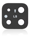 Replacement Back Camera Lens (Glass Only) With Adhesive Compatible with Samsung Galaxy A22 5G (A226 / 2021) (Black)