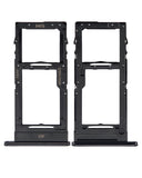 Replacement Dual Sim Card Tray Compatible with Samsung Galaxy A51 5G (A516 / 2020) (Prism Cube Black)