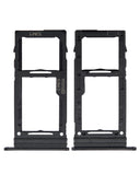 Replacement Single Sim Card Tray Compatible with Samsung Galaxy A51 5G (A516 / 2020) (Prism Cube Black)
