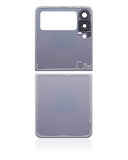 Replacement Top & Bottom Back Cover Glass With Camera Lens Compatible with Samsung Galaxy Z Flip 3 5G (Aftermarket Plus) (Lavender)
