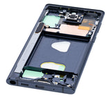 Replacement Mid-Frame Housing Compatible with Samsung Galaxy Note 10 (Aura Black)