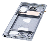Replacement Mid-Frame Housing Compatible with Samsung Galaxy Note 10 (Aura White)