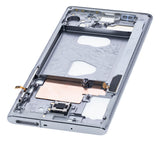 Replacement Mid-Frame Housing Compatible with Samsung Galaxy Note 10 (Aura White)