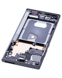 Replacement Mid-Frame Housing Compatible with Samsung Galaxy Note 20 Ultra (Mystic Black)