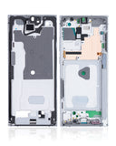 Replacement Mid-Frame Housing Compatible with Samsung Galaxy Note 20 Ultra (Mystic White)