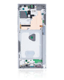 Replacement Mid-Frame Housing Compatible with Samsung Galaxy Note 20 Ultra (Mystic White)