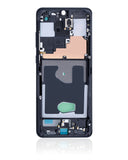 Replacement Mid-Frame Housing Compatible with Samsung Galaxy S20 Ultra (Cosmic Black)