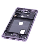 Replacement Mid-Frame Housing Compatible with Samsung Galaxy S20 FE (Cloud Lavender)