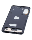Replacement Mid-Frame Housing Compatible with Samsung Galaxy S21 Plus (Phantom Black)