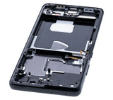 Replacement Mid-Frame Housing Compatible with Samsung Galaxy S21 Ultra (Phantom Black)