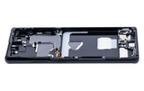Replacement Mid-Frame Housing Compatible with Samsung Galaxy S21 Ultra (Phantom Black)