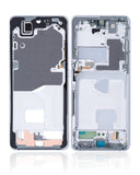 Replacement Mid-Frame Housing Compatible with Samsung Galaxy S21 Ultra (Phantom Silver)