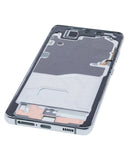 Replacement Mid-Frame Housing Compatible with Samsung Galaxy S21 Ultra (Phantom Silver)