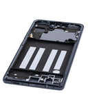Replacement Mid-Frame Housing Compatible with Samsung Galaxy A71 5G (US Version) (Prism Cube Black)