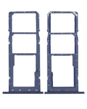 Replacement Dual Sim Card Tray Compatible with Samsung Galaxy A03S (A037F / 2021) (Blue)