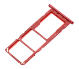 Replacement Dual Sim Card Tray Compatible with Samsung Galaxy A03S (A037F / 2021) (Red)