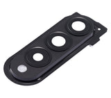 Replacement Back Camera Lens With Cover Bezel Ring Compatible with Samsung Galaxy Z Fold 3 5G (F926) (Phantom Black)