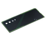 Replacement Back Cover Glass With Camera Lens Compatible with Samsung Galaxy Z Fold 3 5G (Premium) (Phantom Black)