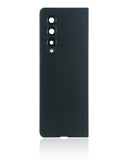 Replacement Back Cover Glass With Camera Lens Compatible with Samsung Galaxy Z Fold 3 5G (Premium) (Phantom Green)
