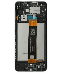 Replacement LCD Assembly With Frame Compatible with Samsung Galaxy A12 Nacho (A127 / 2021) (Service Pack) (Black)