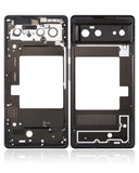 Replacement Mid-Frame Housing Compatible with Google Pixel 6 (Stormy Black)