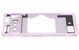 Replacement Mid-Frame Housing Compatible with Google Pixel 6 Pro (Rose Quartz)