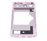 Replacement Mid-Frame Housing Compatible with Google Pixel 6 Pro (Rose Quartz)
