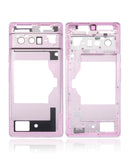 Replacement Mid-Frame Housing Compatible with Google Pixel 6 Pro (Rose Quartz)