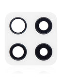 Replacement Back Camera Lens (Glass Only) With Adhesive Compatible with Samsung Galaxy A42 5G (A426 / 2020) (Prism Dot White)