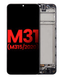 Replacement OLED Assembly With Frame Compatible with Samsung Galaxy M31 (M315 / 2020) (Aftermarket Plus) (All Colors)