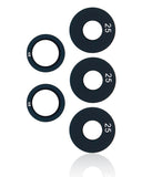 Replacement Back Camera Lens (Glass Only) With Adhesive Compatible with Samsung Galaxy A13 (A135 / 2022) (5 Piece Set)