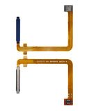 Replacement Fingerprint Reader With Flex Cable Compatible with Motorola Moto G71 5G (XT2169 / 2022) (Deep Blue)