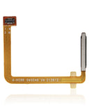 Replacement Fingerprint Reader With Flex Cable Compatible with Motorola Moto G71 5G (XT2169 / 2022) (Silver)