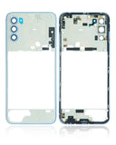 Replacement Mid-Frame Housing Compatible with Motorola Moto G71 5G (XT2169 / 2022) (Arctic Blue)