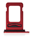 Replacement Dual Sim Card Tray Compatible with Apple iPhone 11 (Red)