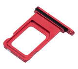 Replacement Dual Sim Card Tray Compatible with Apple iPhone 11 (Red)