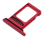 Replacement Dual Sim Card Tray Compatible with Apple iPhone 11 (Red)